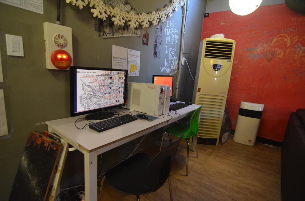 Kimchee Sinchon Guesthouse Seoul Eksteriør billede